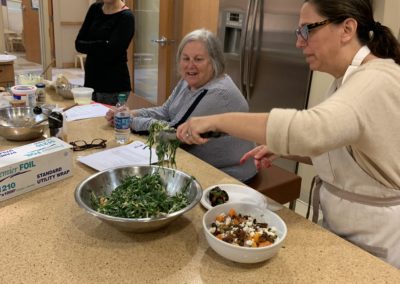Cooking with Robin Kalis (photo credit Marci Cohen)